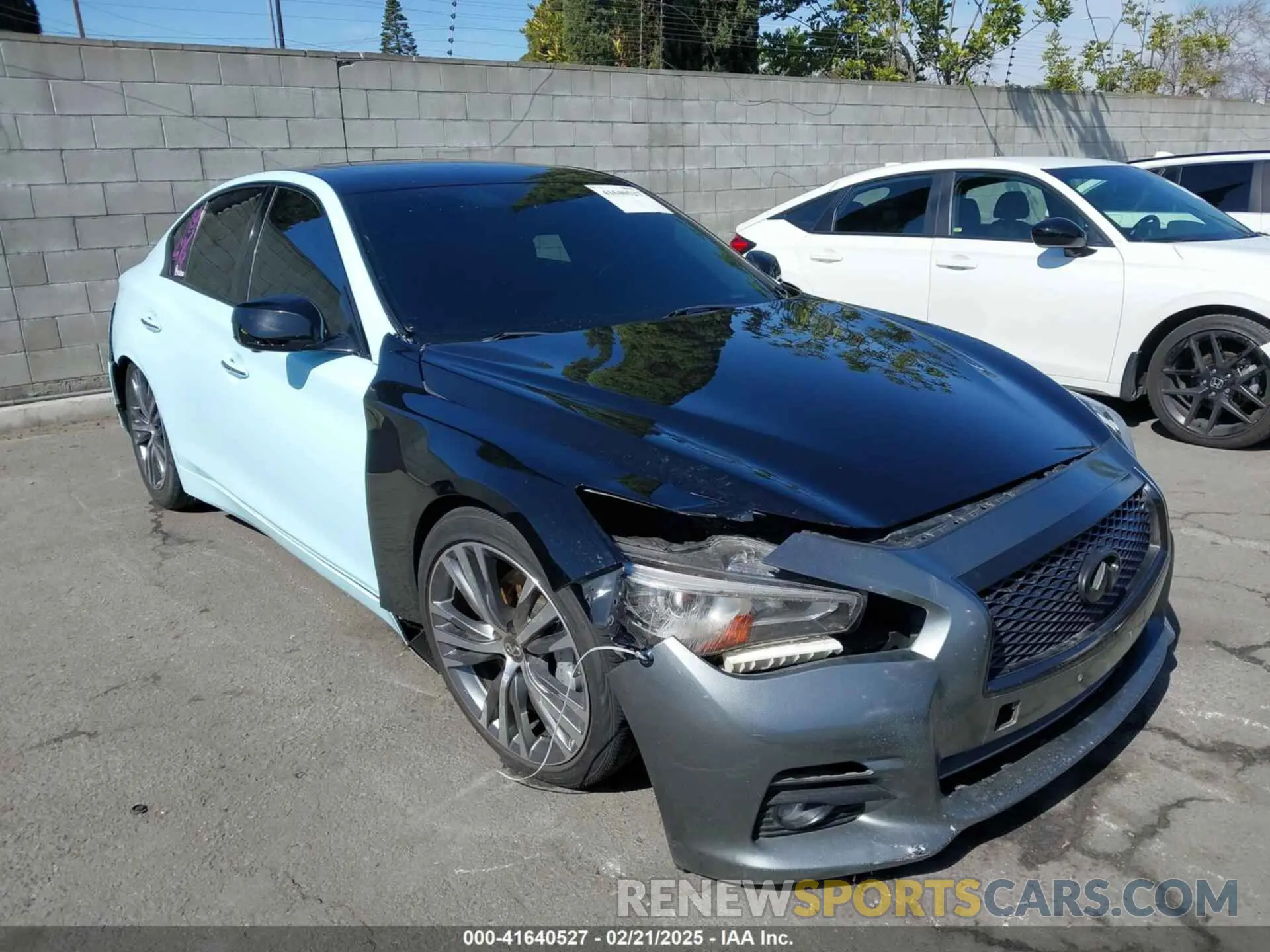 1 Photograph of a damaged car JN1EV7AP9LM207997 INFINITI Q50 2020