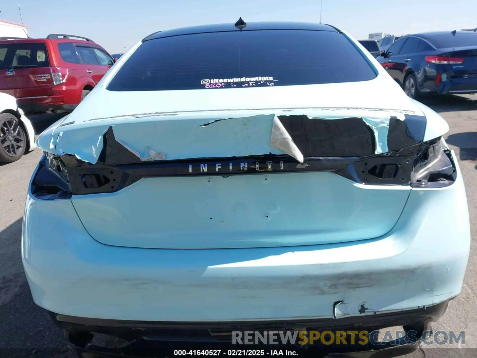 15 Photograph of a damaged car JN1EV7AP9LM207997 INFINITI Q50 2020