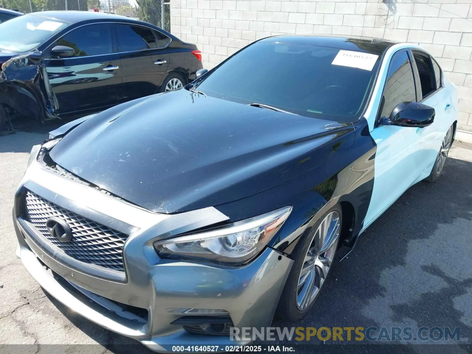 2 Photograph of a damaged car JN1EV7AP9LM207997 INFINITI Q50 2020