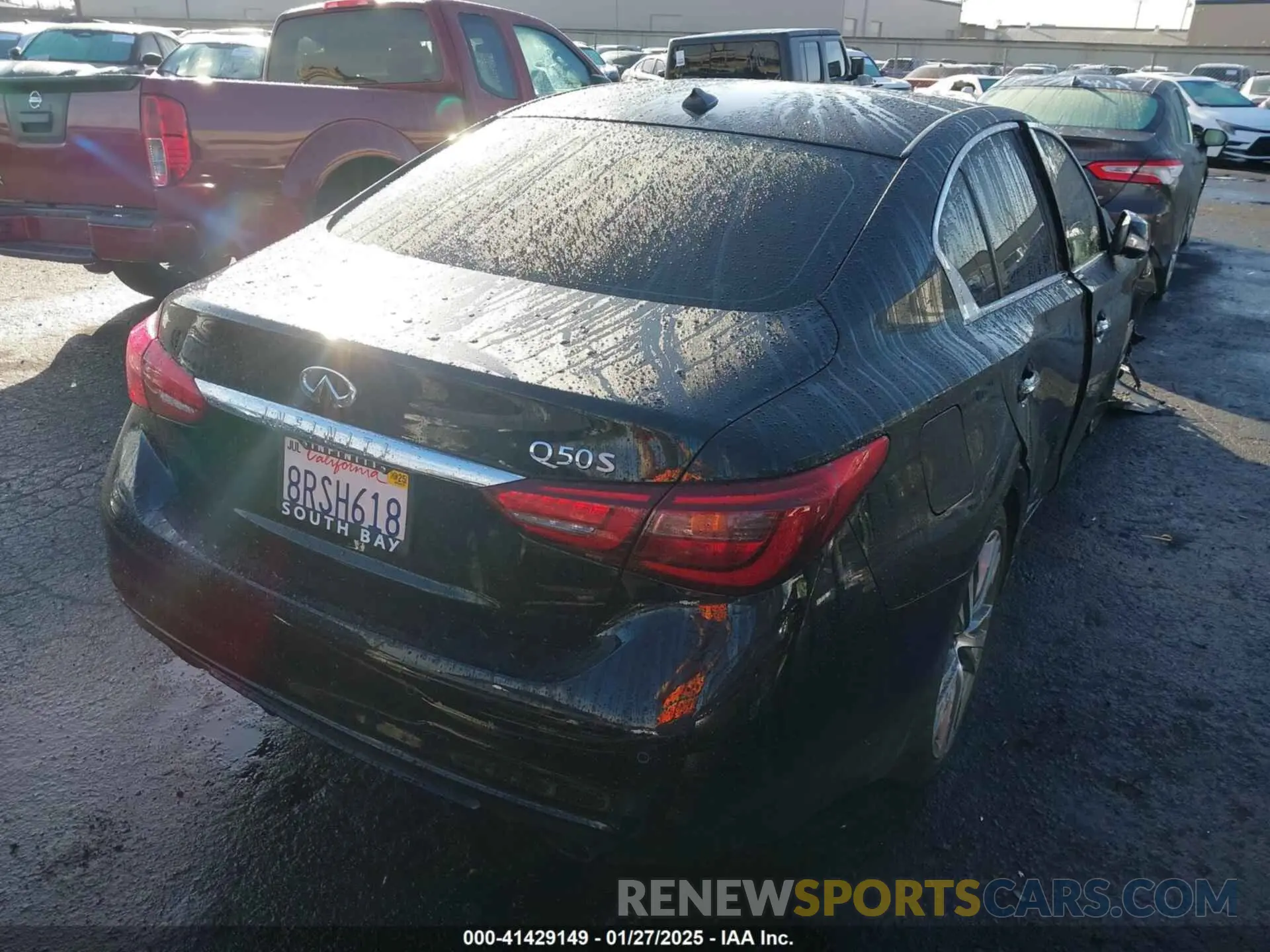 4 Photograph of a damaged car JN1EV7APXLM201187 INFINITI Q50 2020