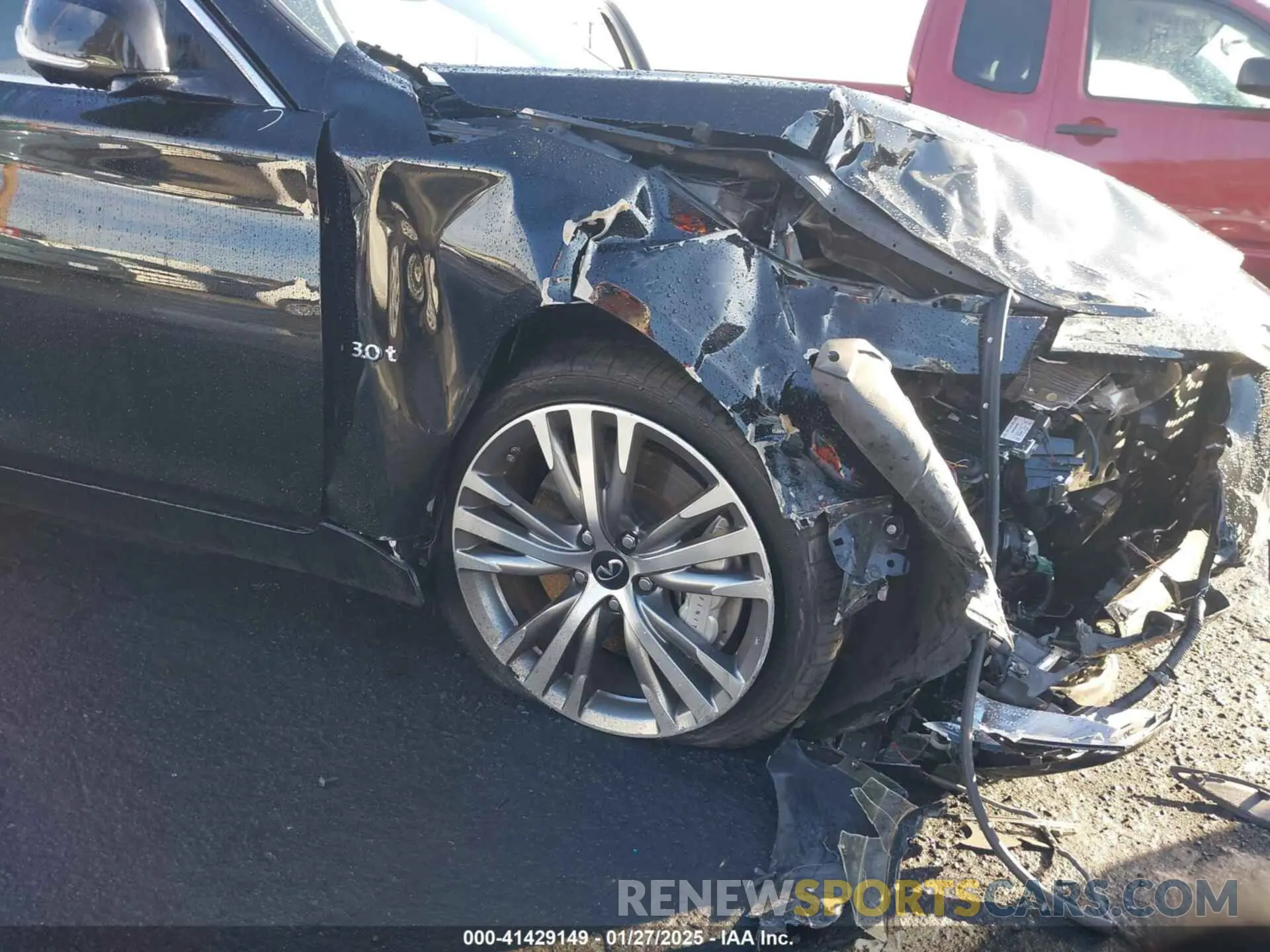 6 Photograph of a damaged car JN1EV7APXLM201187 INFINITI Q50 2020