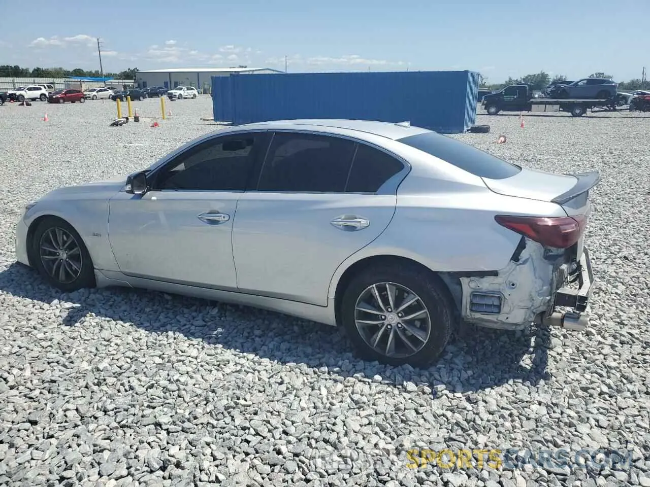 2 Photograph of a damaged car JN1EV7APXLM204932 INFINITI Q50 2020