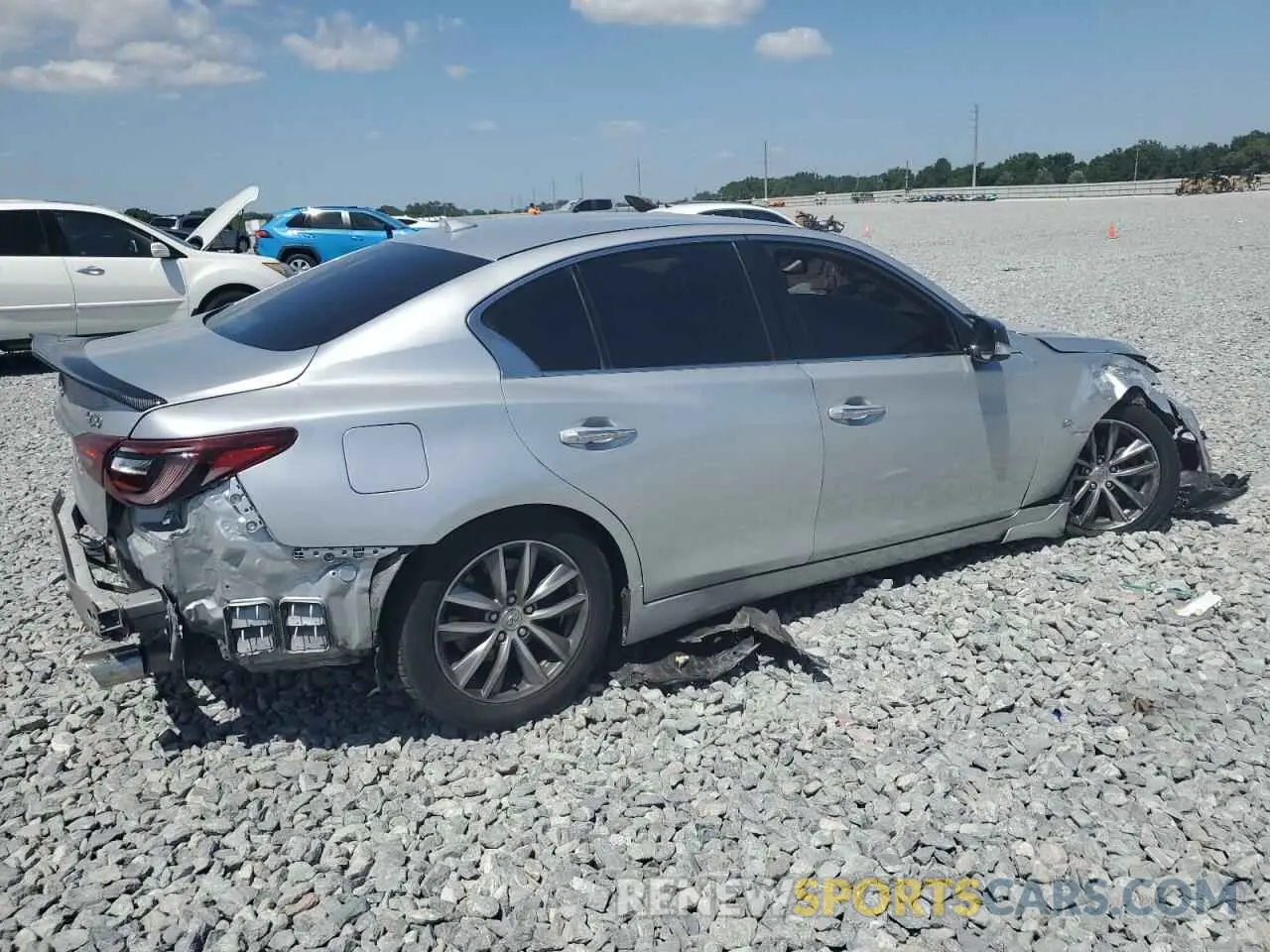 3 Photograph of a damaged car JN1EV7APXLM204932 INFINITI Q50 2020