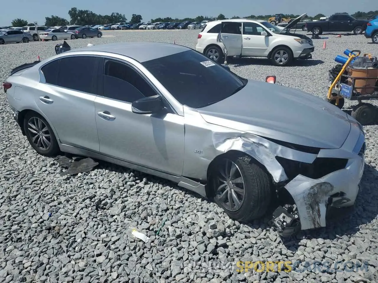 4 Photograph of a damaged car JN1EV7APXLM204932 INFINITI Q50 2020