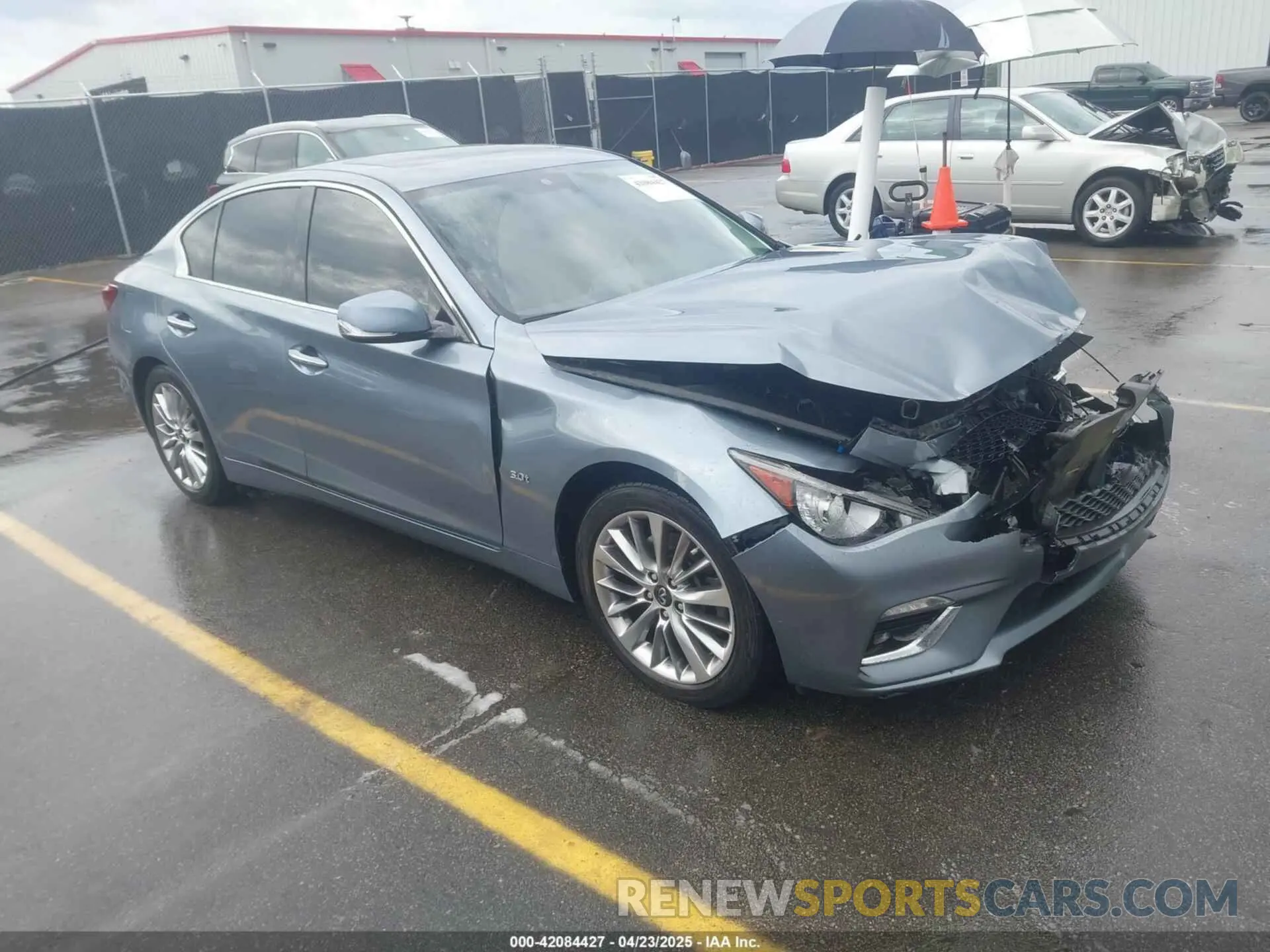 1 Photograph of a damaged car JN1EV7APXLM205739 INFINITI Q50 2020