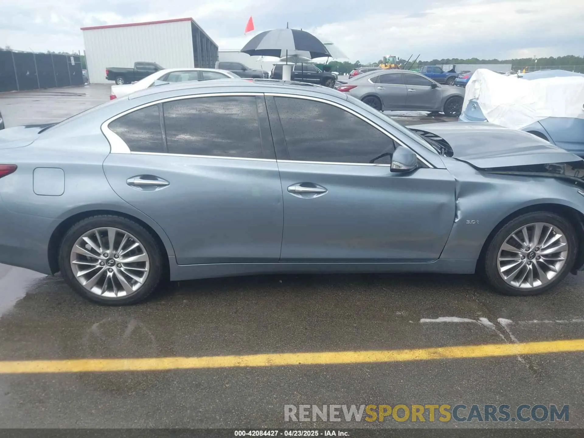13 Photograph of a damaged car JN1EV7APXLM205739 INFINITI Q50 2020
