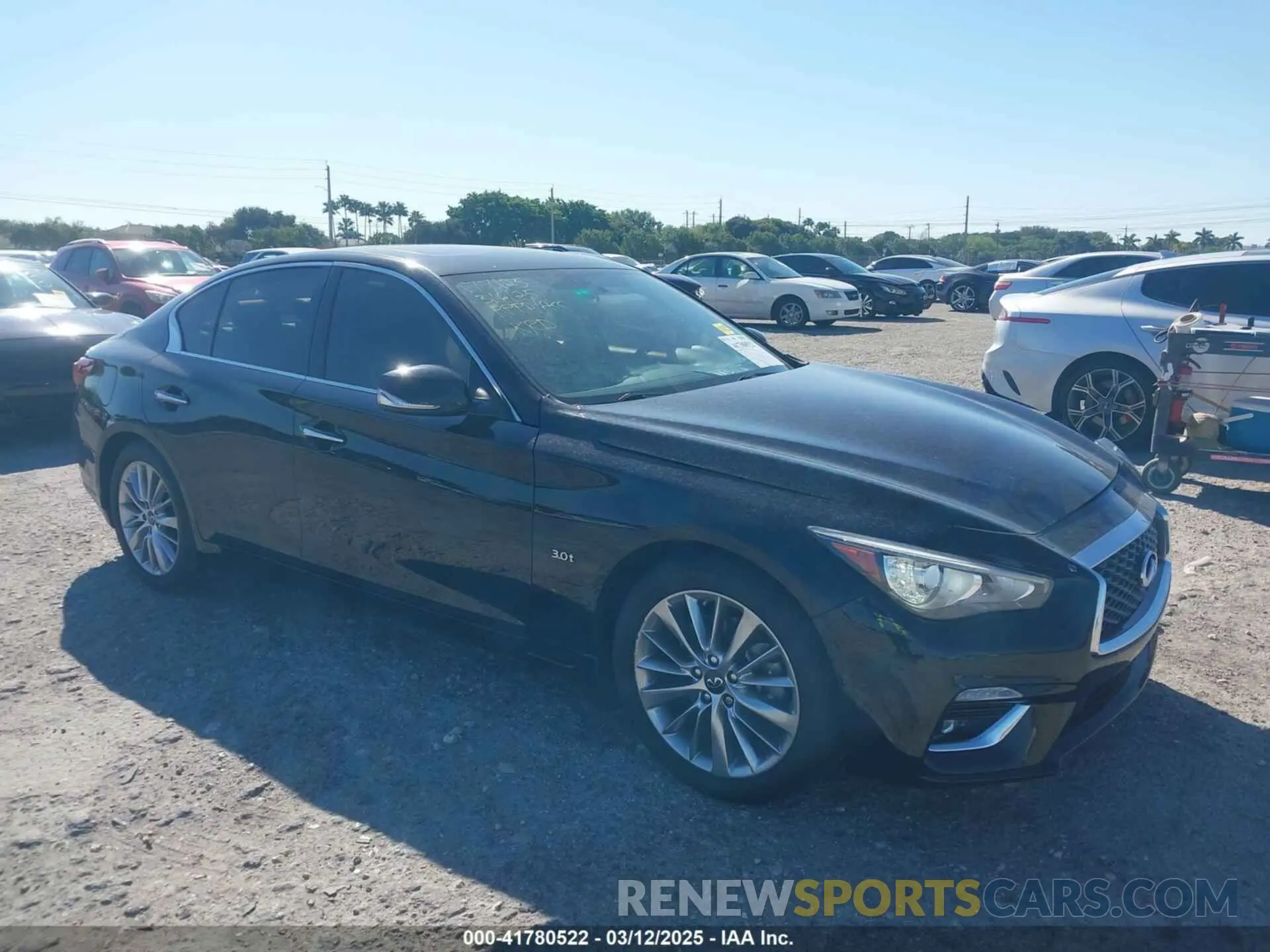 1 Photograph of a damaged car JN1EV7APXLM206065 INFINITI Q50 2020