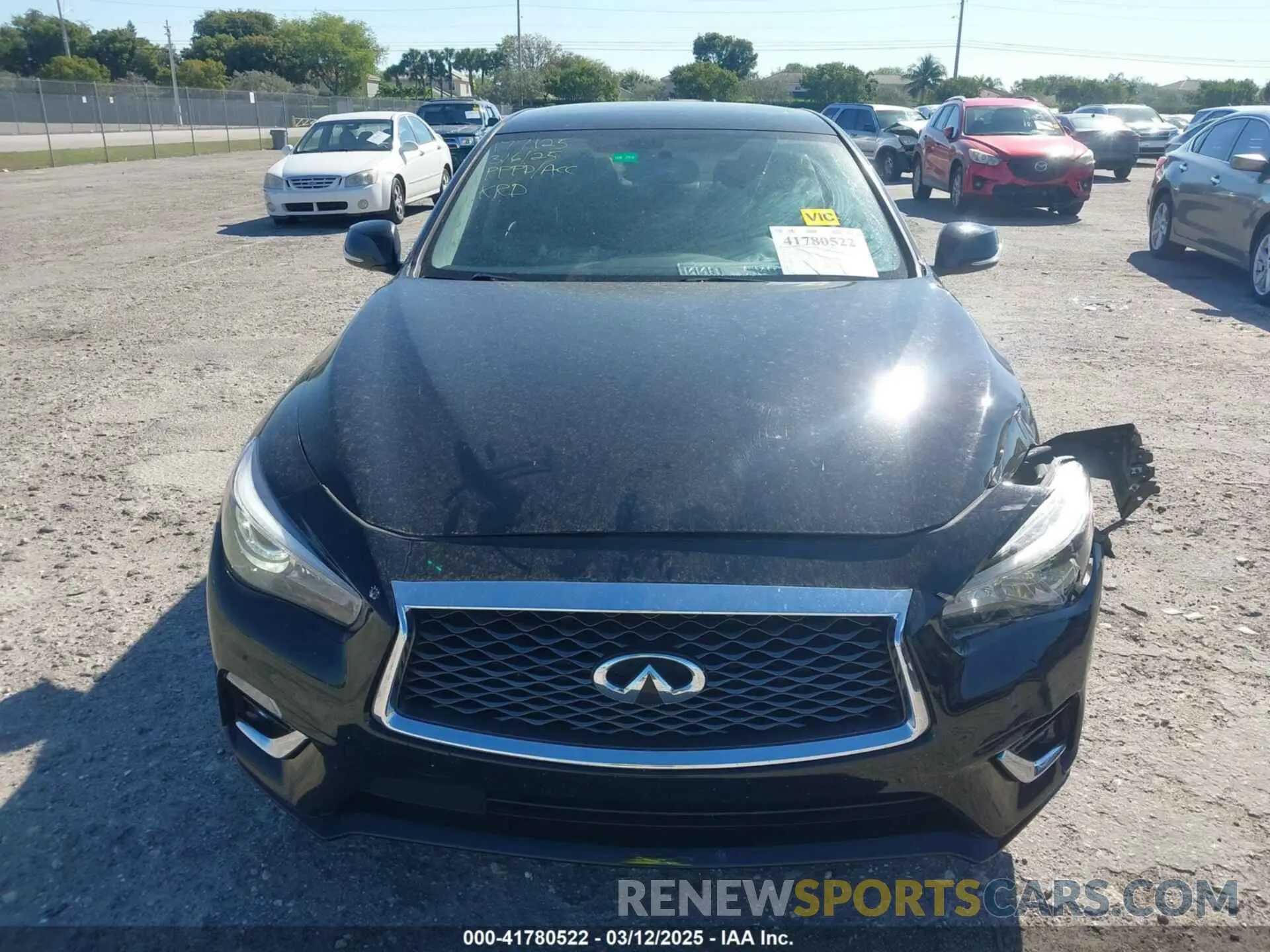 12 Photograph of a damaged car JN1EV7APXLM206065 INFINITI Q50 2020