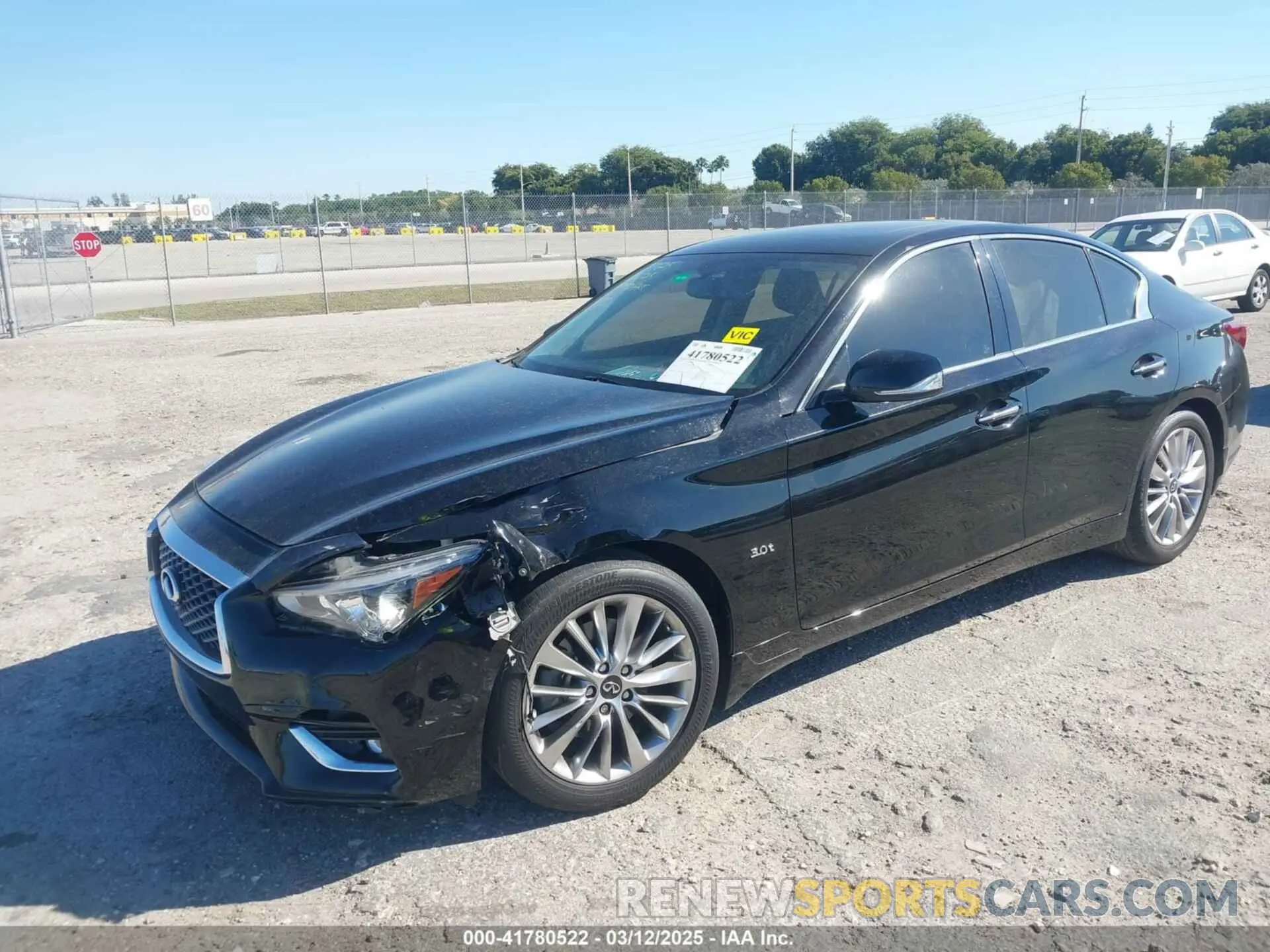 2 Photograph of a damaged car JN1EV7APXLM206065 INFINITI Q50 2020