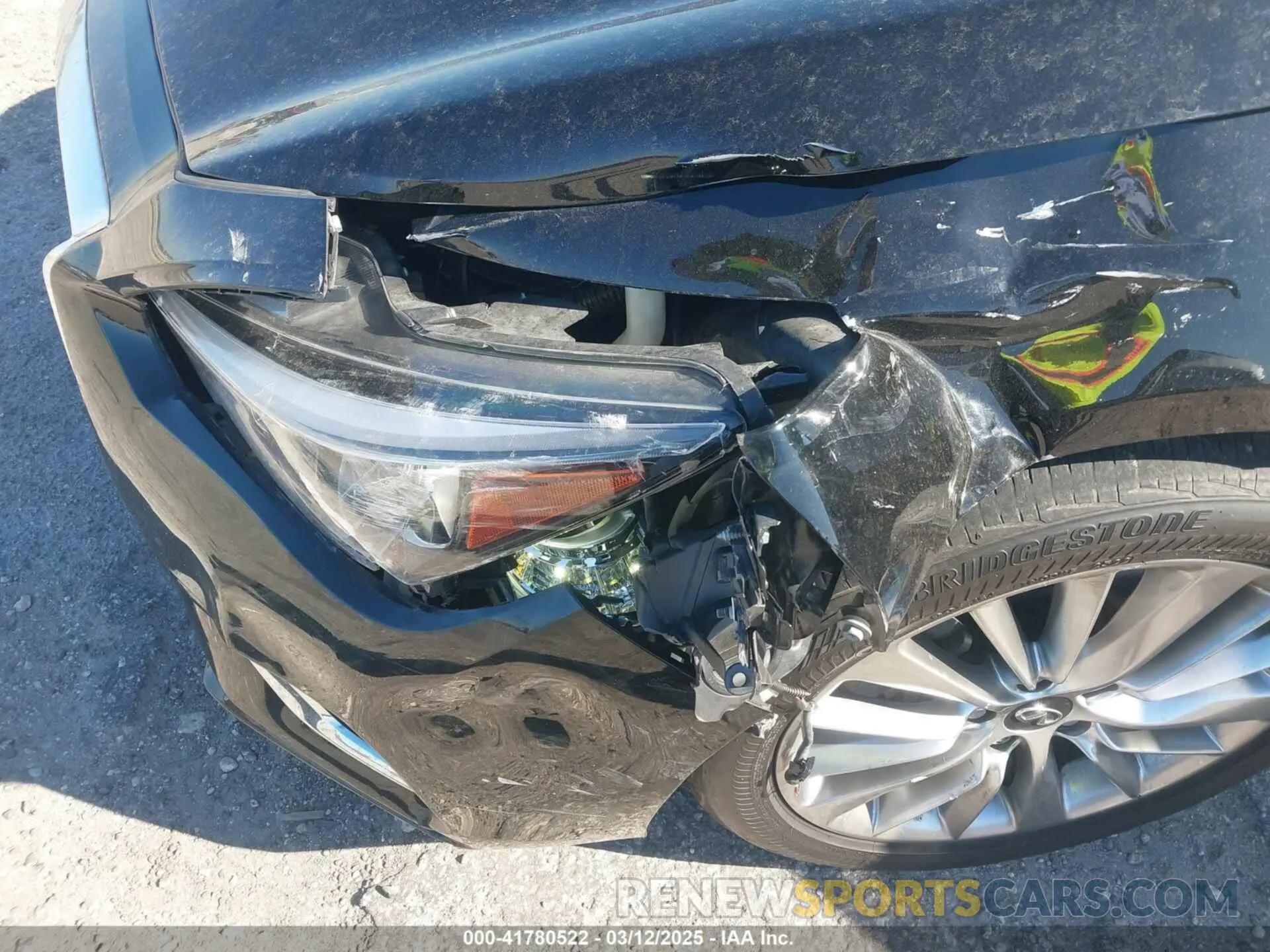 6 Photograph of a damaged car JN1EV7APXLM206065 INFINITI Q50 2020