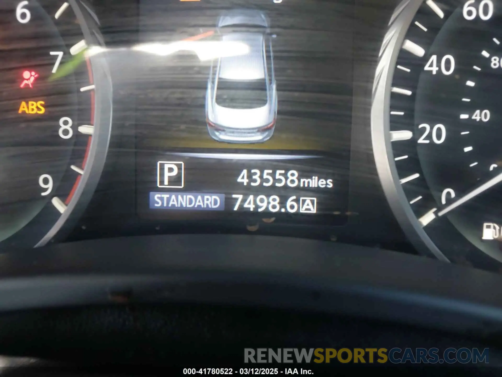 7 Photograph of a damaged car JN1EV7APXLM206065 INFINITI Q50 2020