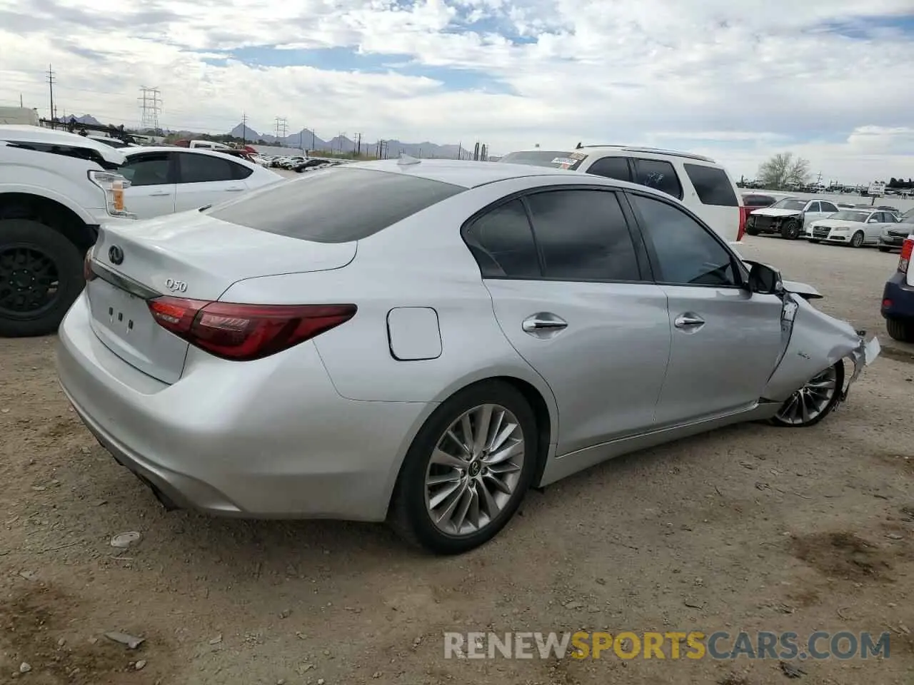 3 Photograph of a damaged car JN1EV7APXLM206728 INFINITI Q50 2020