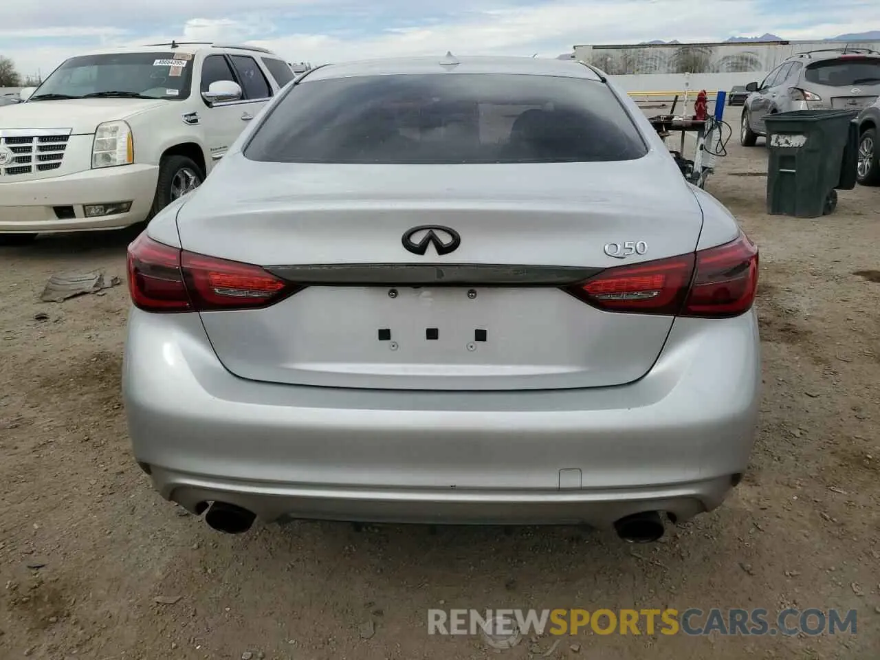 6 Photograph of a damaged car JN1EV7APXLM206728 INFINITI Q50 2020