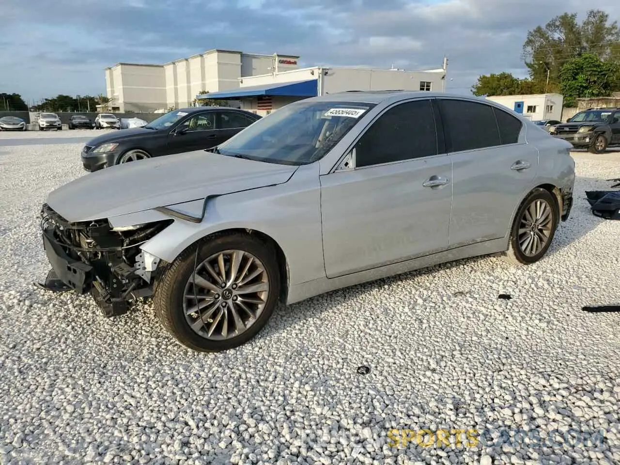 1 Photograph of a damaged car JN1EV7APXLM207328 INFINITI Q50 2020