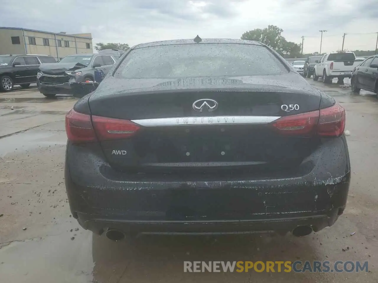 6 Photograph of a damaged car JN1EV7AR0LM253719 INFINITI Q50 2020