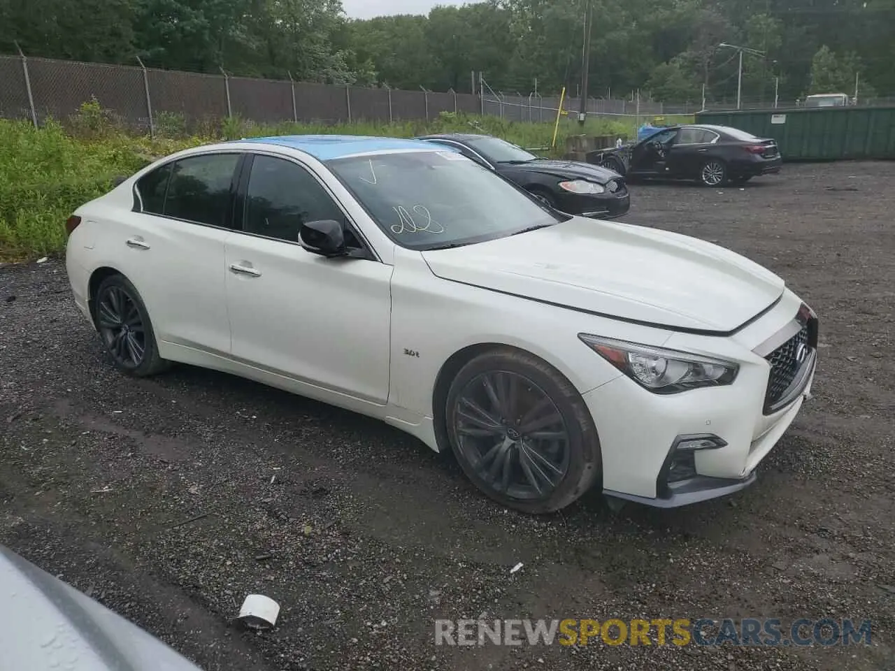 4 Photograph of a damaged car JN1EV7AR1LM254054 INFINITI Q50 2020