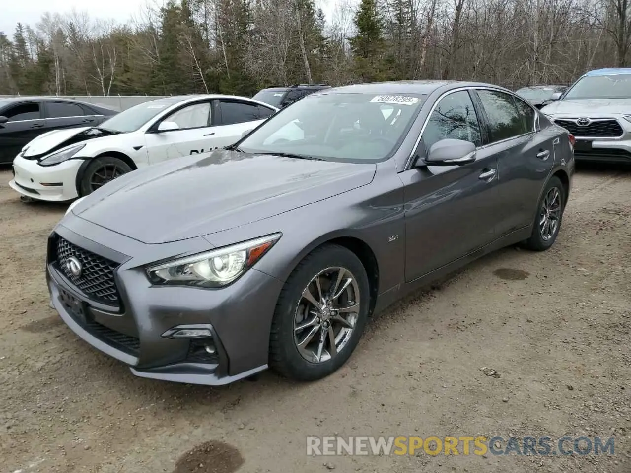 1 Photograph of a damaged car JN1EV7AR1LM254779 INFINITI Q50 2020