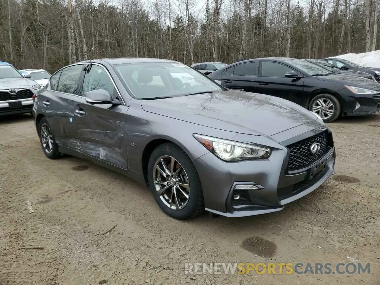 4 Photograph of a damaged car JN1EV7AR1LM254779 INFINITI Q50 2020