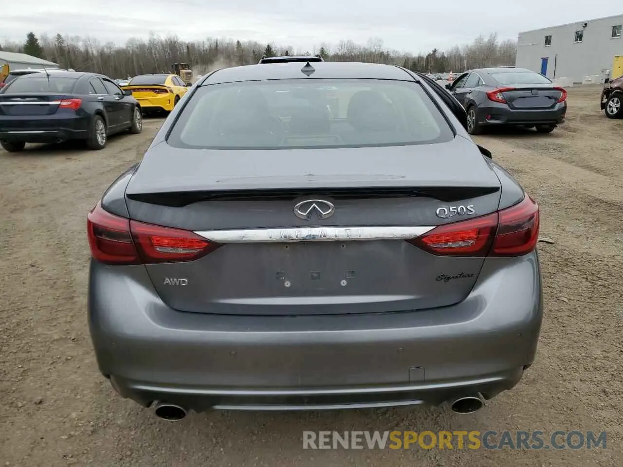 6 Photograph of a damaged car JN1EV7AR1LM254779 INFINITI Q50 2020
