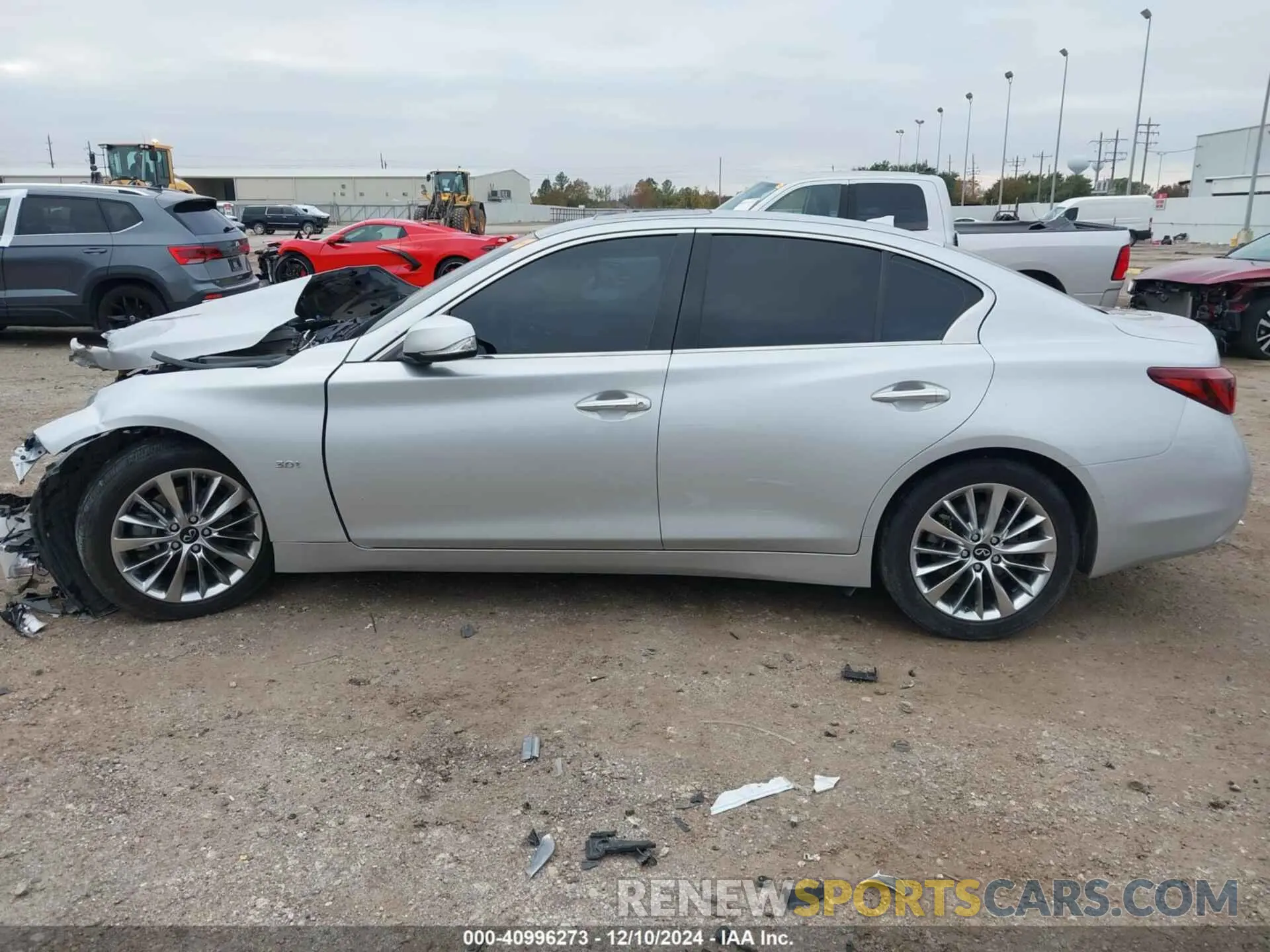 14 Photograph of a damaged car JN1EV7AR1LM255608 INFINITI Q50 2020