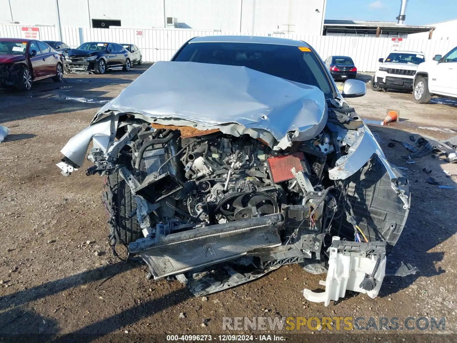 6 Photograph of a damaged car JN1EV7AR1LM255608 INFINITI Q50 2020