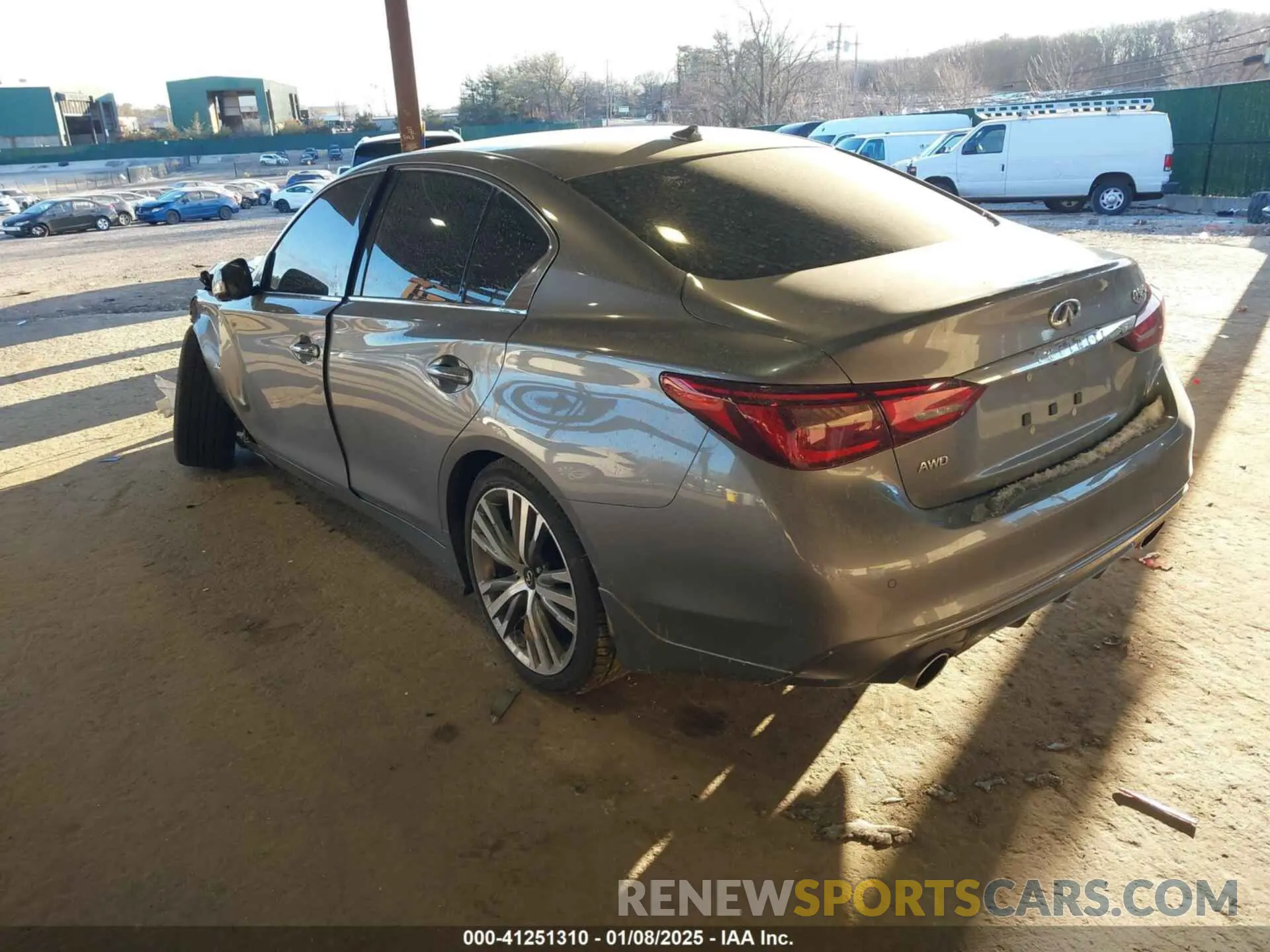 3 Photograph of a damaged car JN1EV7AR2LM252815 INFINITI Q50 2020