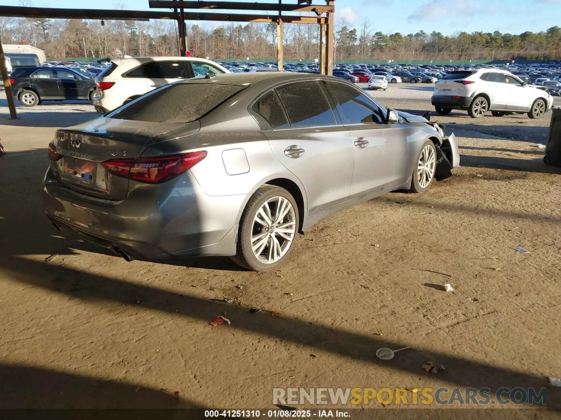 4 Photograph of a damaged car JN1EV7AR2LM252815 INFINITI Q50 2020