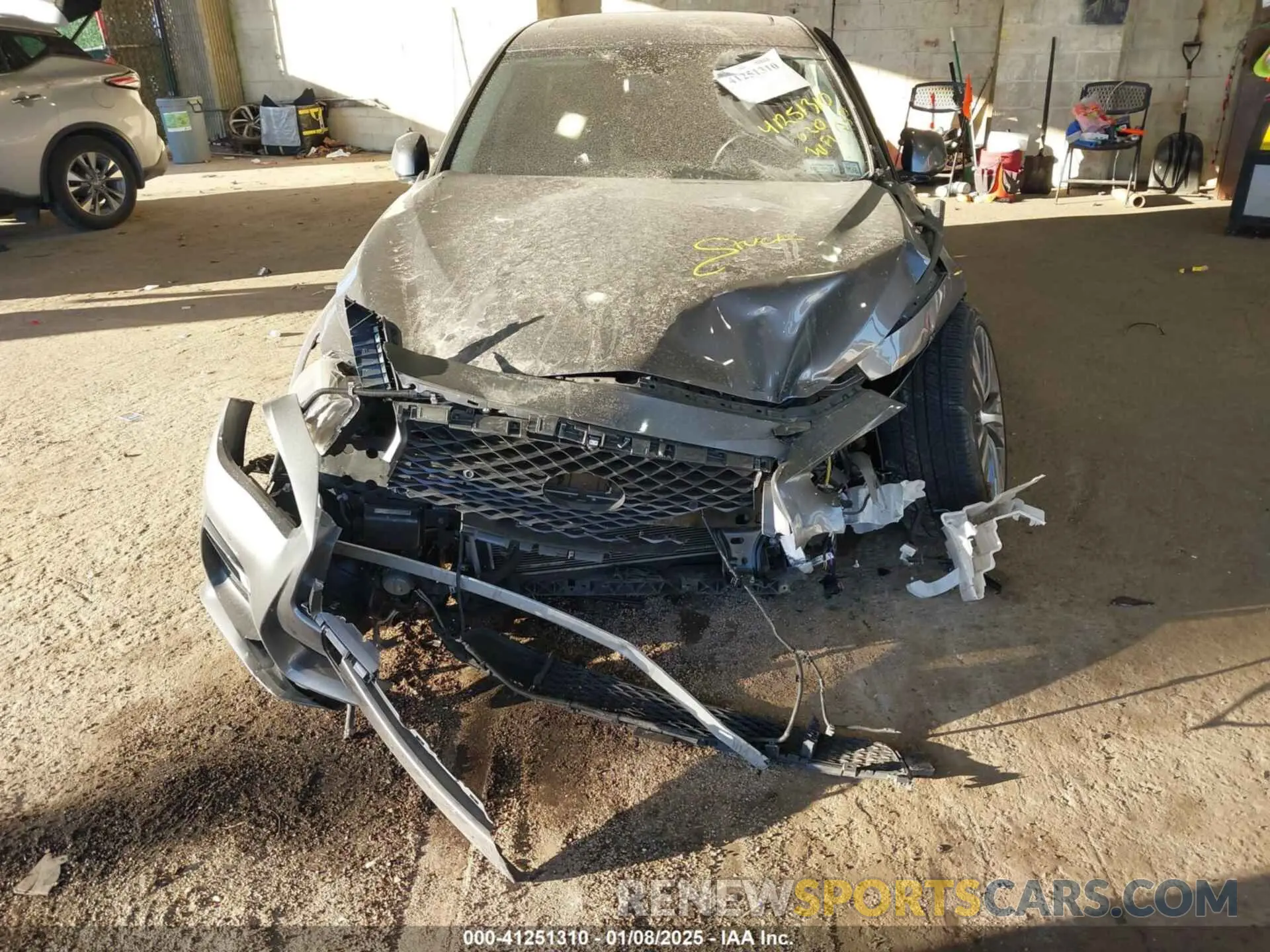 6 Photograph of a damaged car JN1EV7AR2LM252815 INFINITI Q50 2020