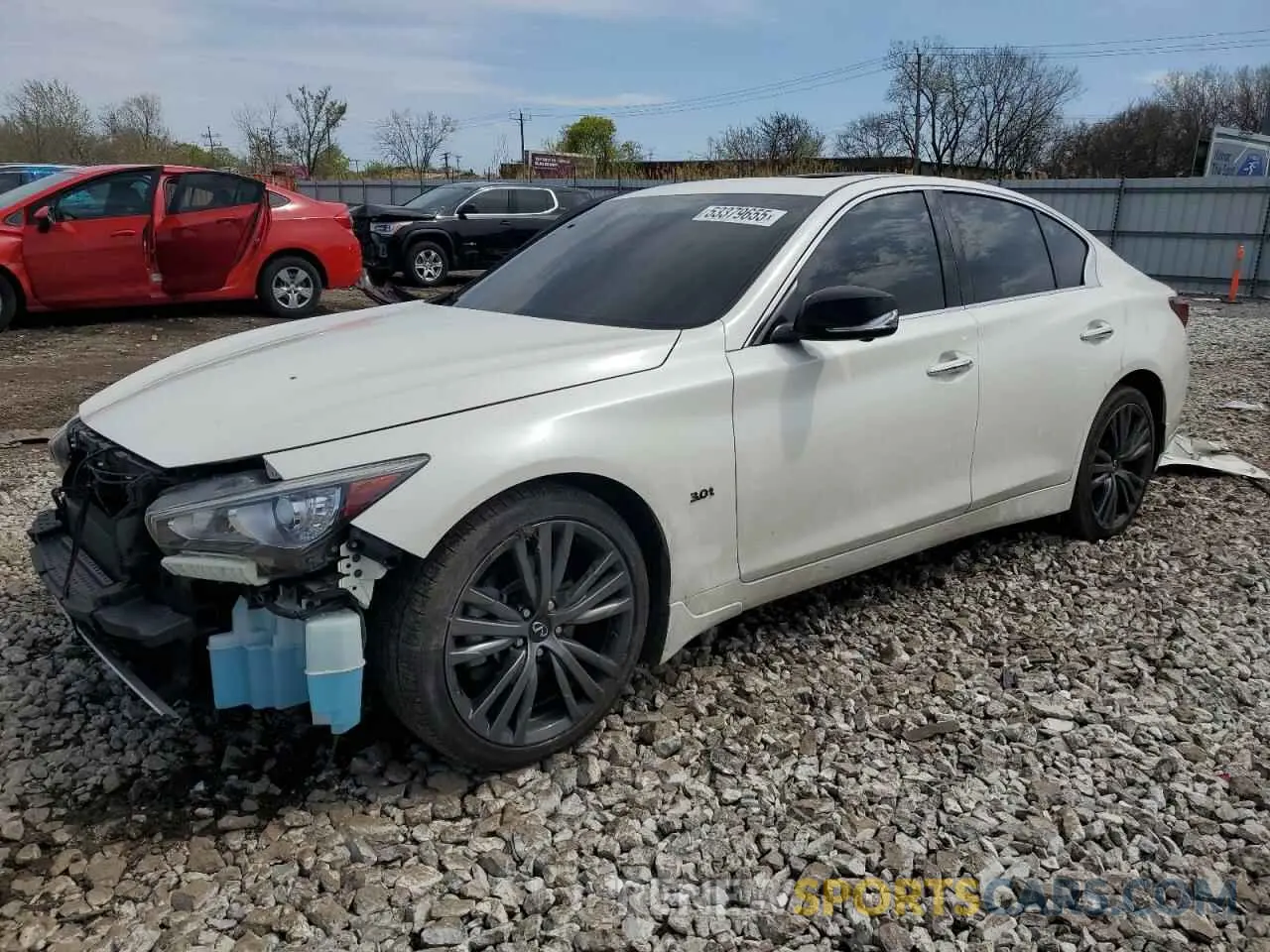 1 Photograph of a damaged car JN1EV7AR2LM254113 INFINITI Q50 2020