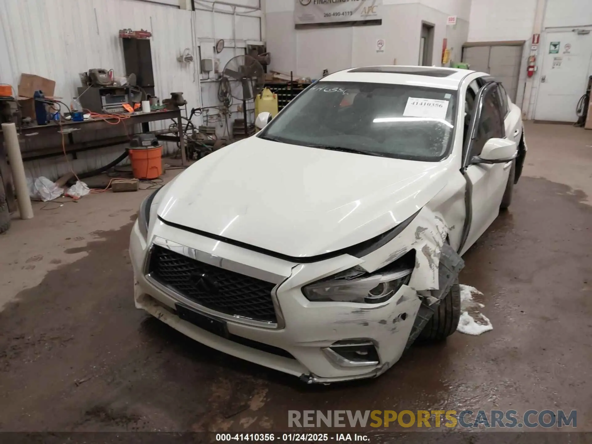 2 Photograph of a damaged car JN1EV7AR2LM254788 INFINITI Q50 2020