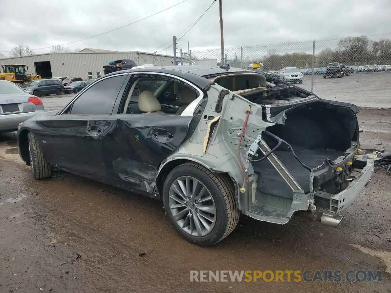 2 Photograph of a damaged car JN1EV7AR3LM252421 INFINITI Q50 2020