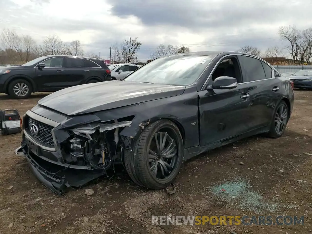 1 Photograph of a damaged car JN1EV7AR3LM253780 INFINITI Q50 2020