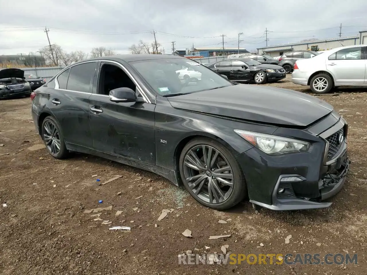 4 Photograph of a damaged car JN1EV7AR3LM253780 INFINITI Q50 2020