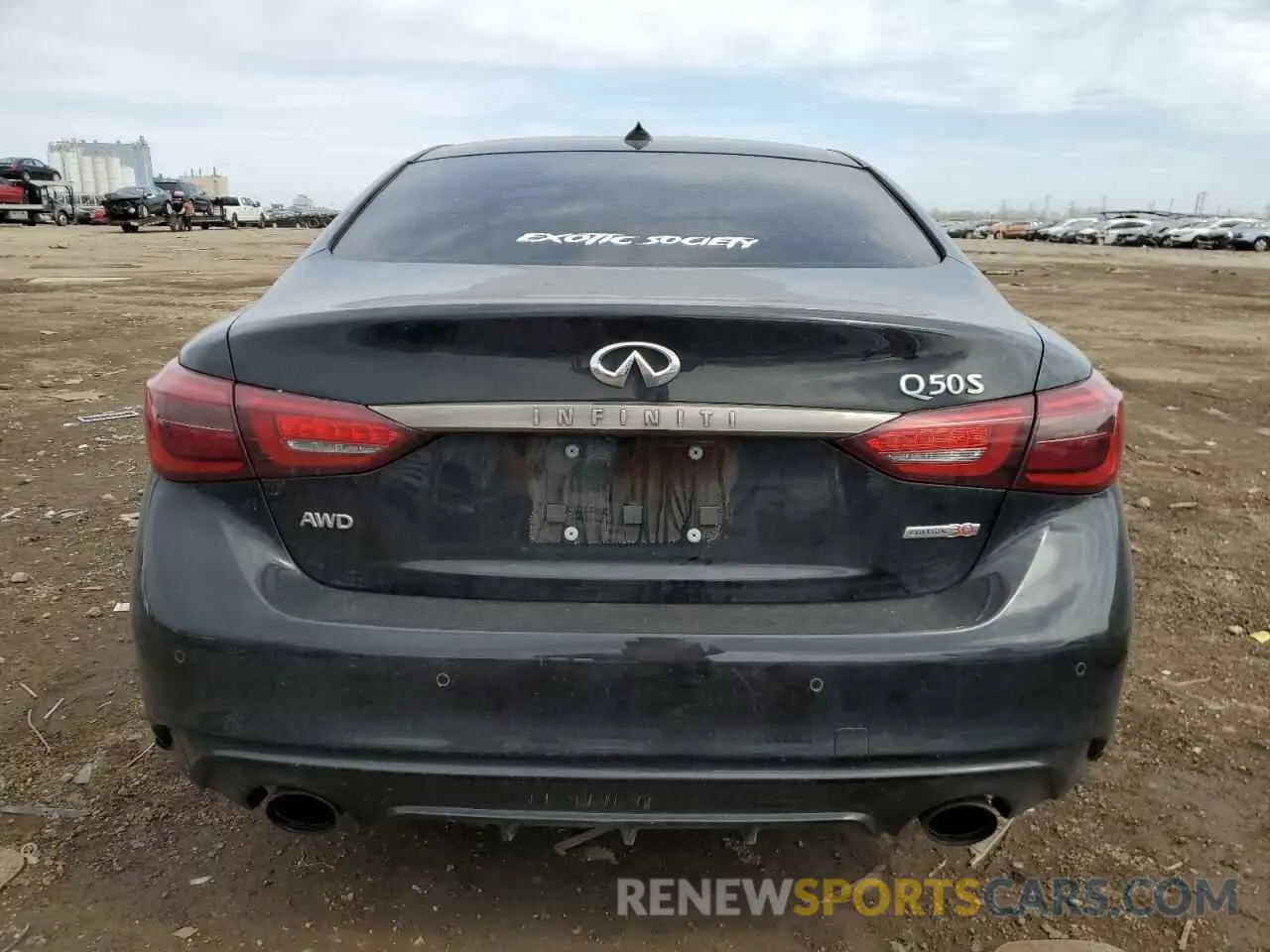 6 Photograph of a damaged car JN1EV7AR3LM253780 INFINITI Q50 2020