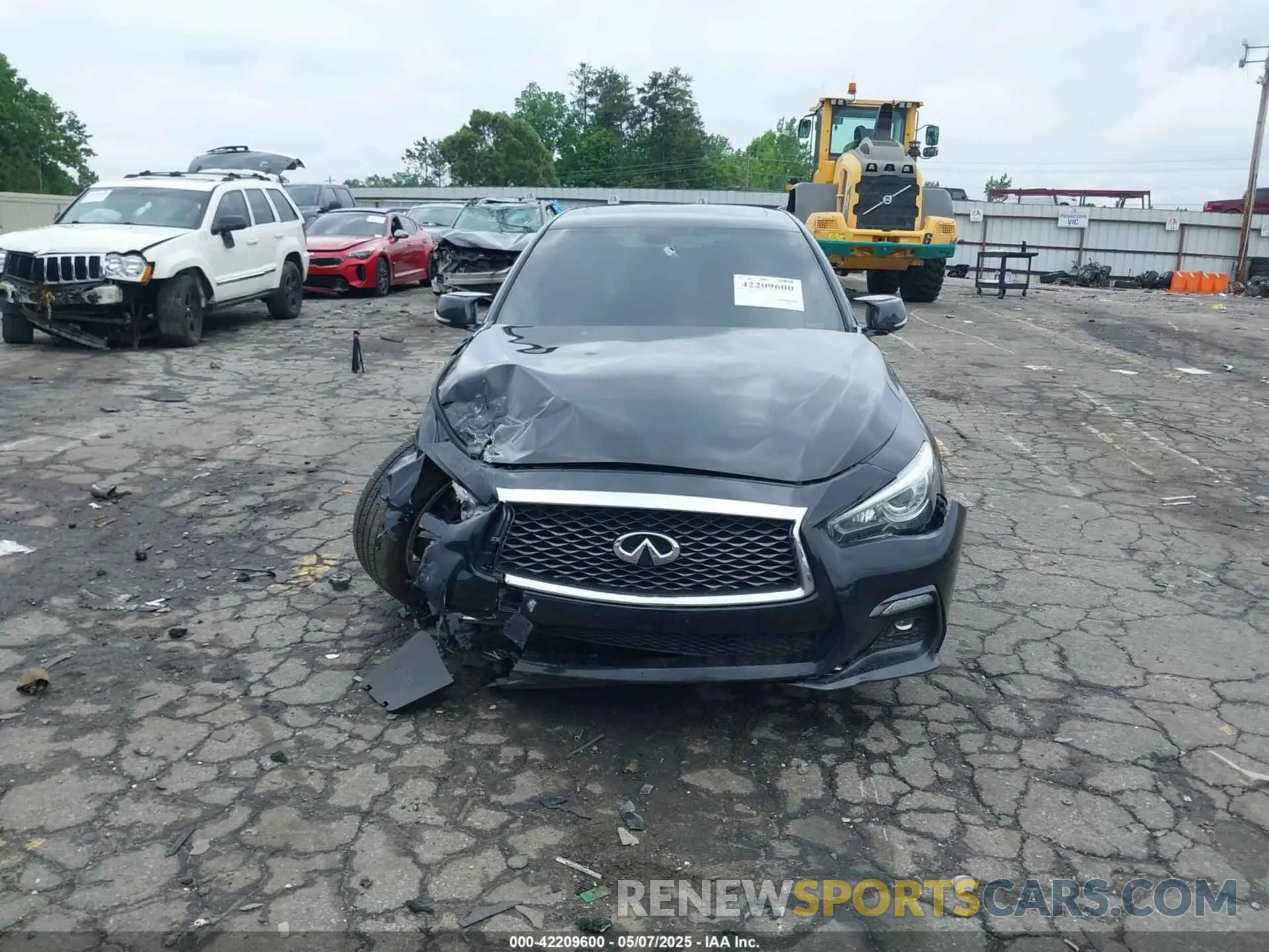 12 Photograph of a damaged car JN1EV7AR3LM254332 INFINITI Q50 2020