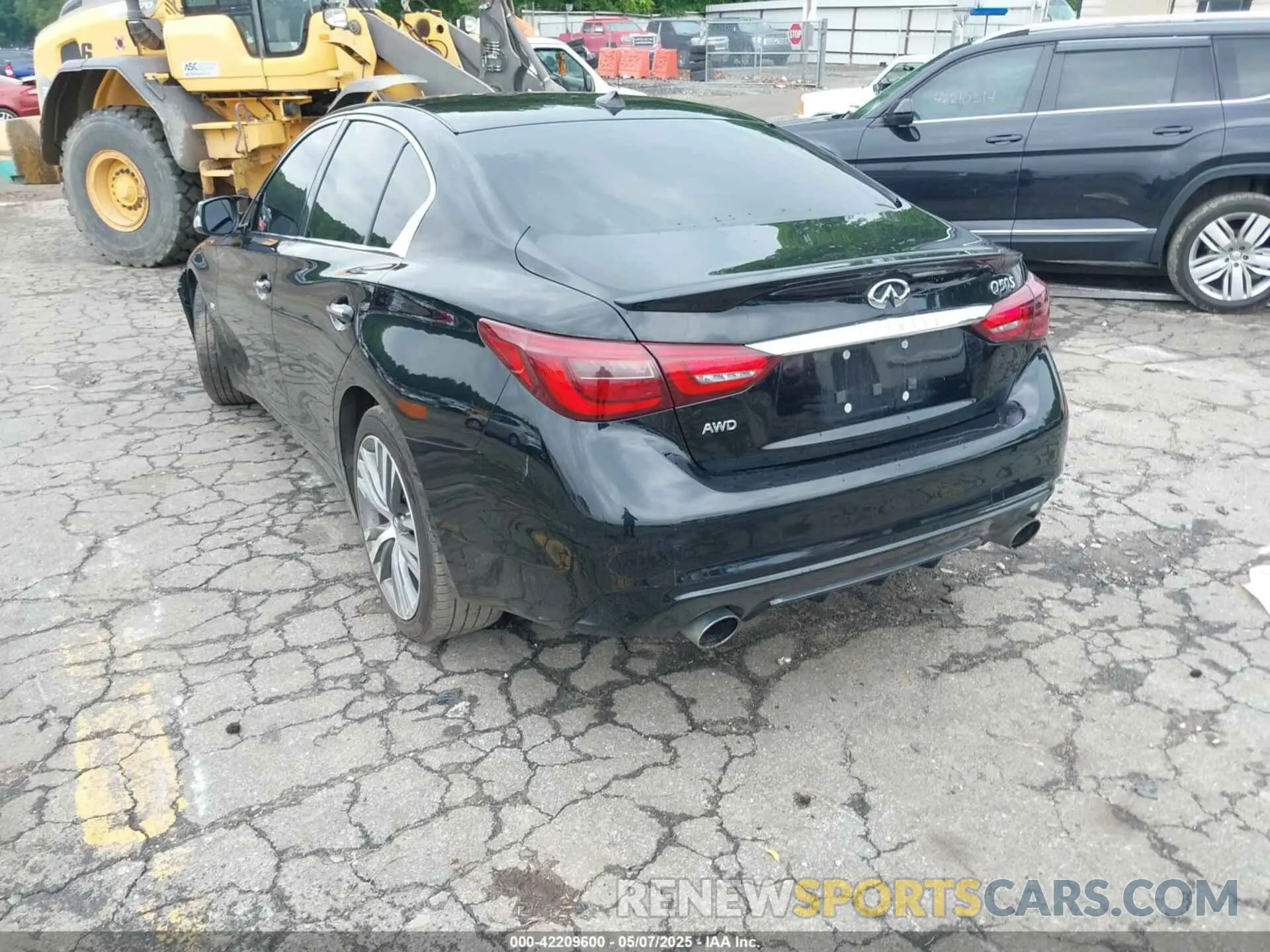 3 Photograph of a damaged car JN1EV7AR3LM254332 INFINITI Q50 2020