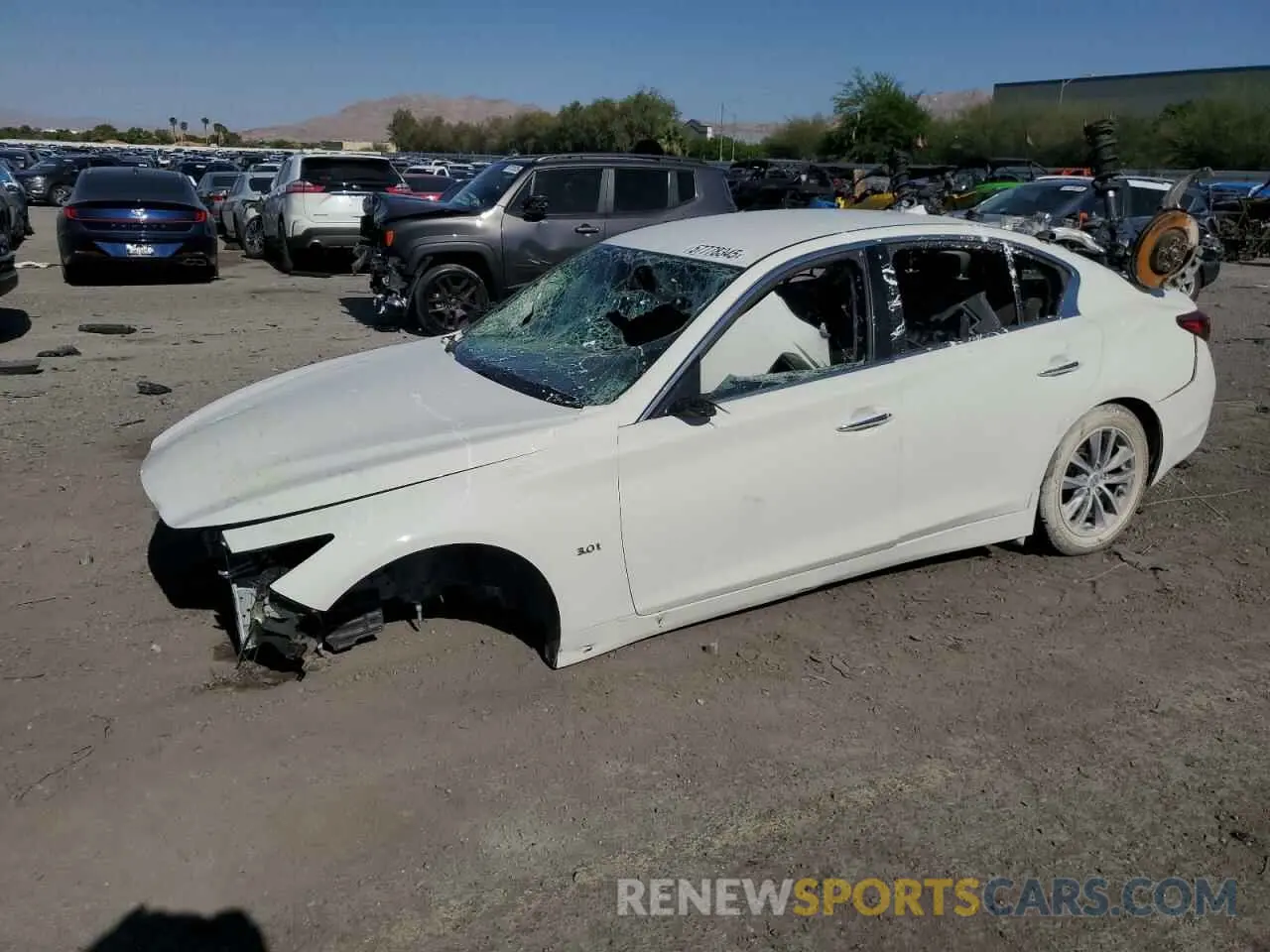 1 Photograph of a damaged car JN1EV7AR3LM254847 INFINITI Q50 2020
