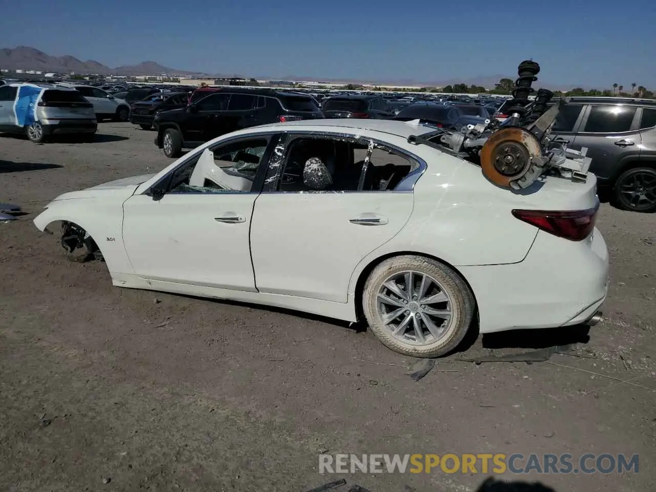 2 Photograph of a damaged car JN1EV7AR3LM254847 INFINITI Q50 2020