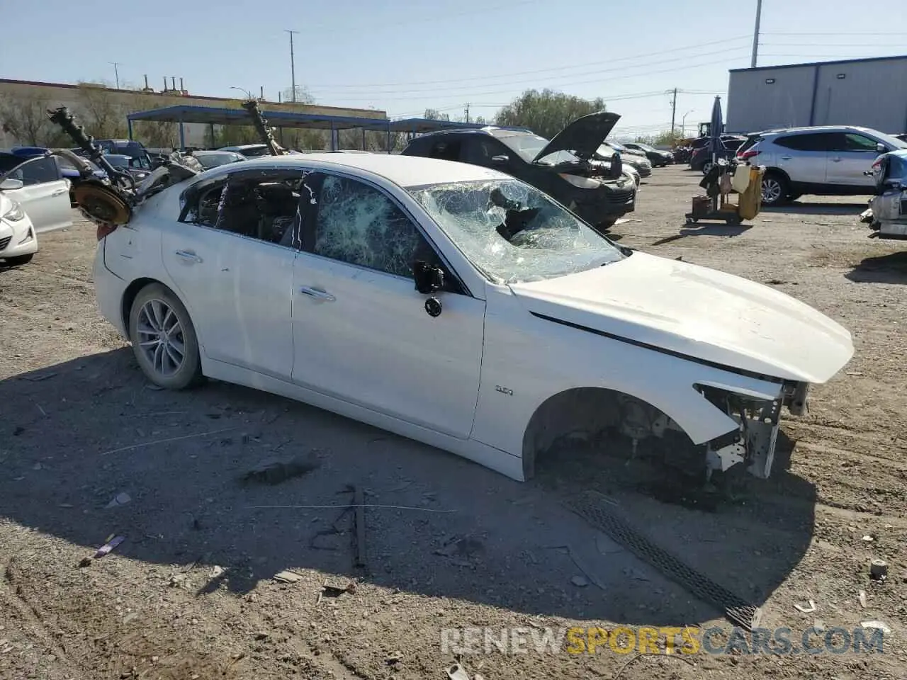 4 Photograph of a damaged car JN1EV7AR3LM254847 INFINITI Q50 2020