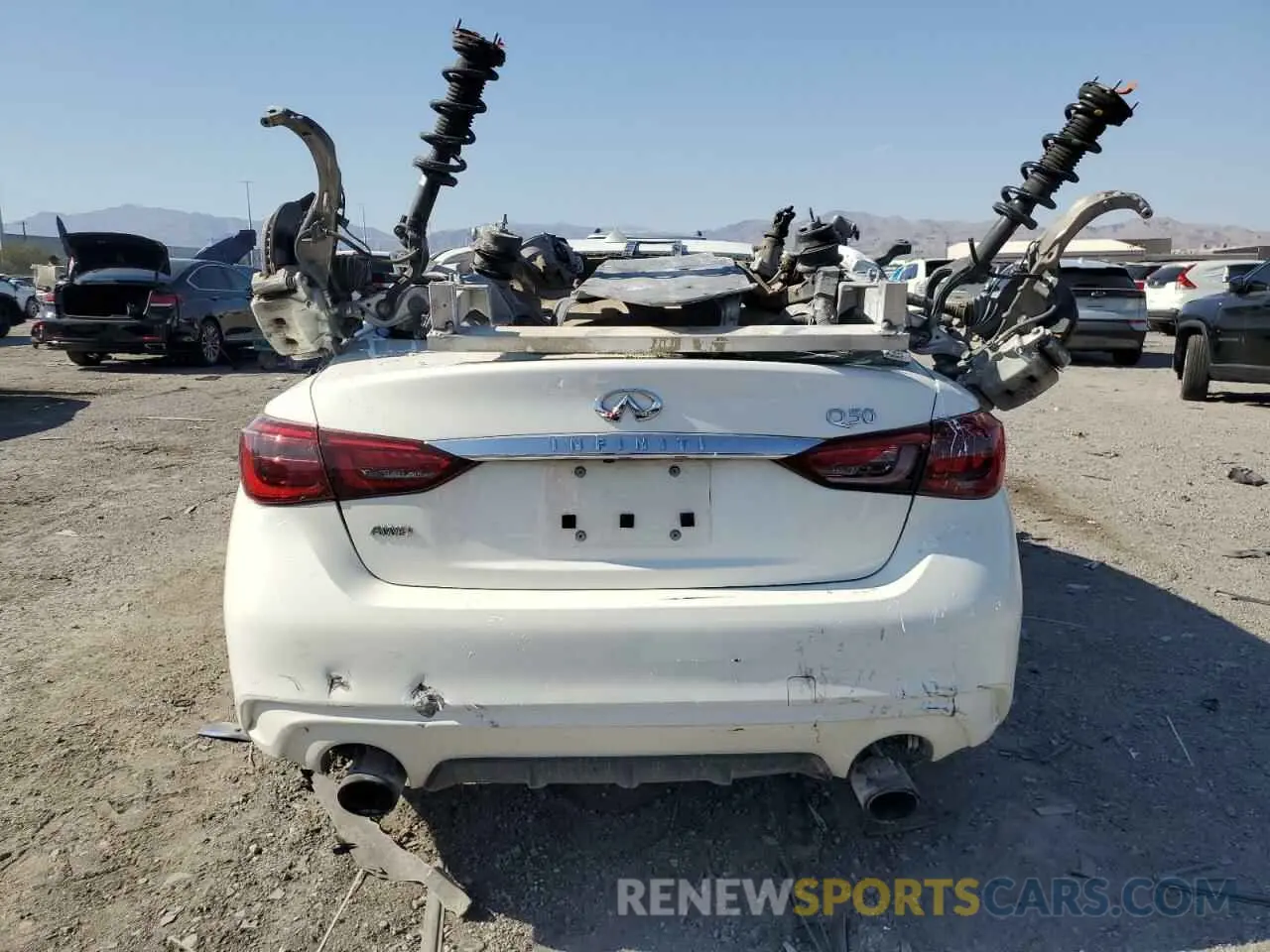 6 Photograph of a damaged car JN1EV7AR3LM254847 INFINITI Q50 2020