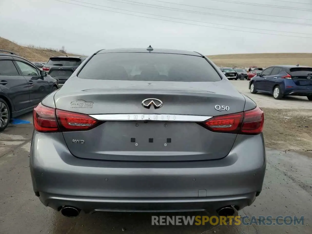 6 Photograph of a damaged car JN1EV7AR3LM255979 INFINITI Q50 2020