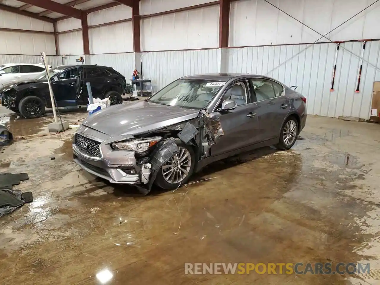 1 Photograph of a damaged car JN1EV7AR4LM250502 INFINITI Q50 2020