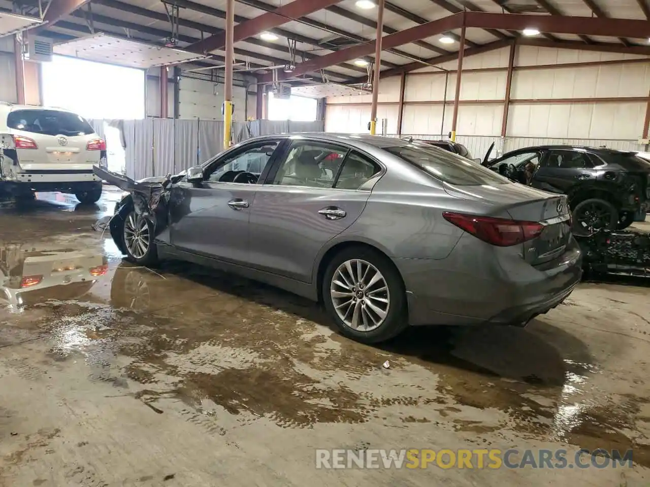 2 Photograph of a damaged car JN1EV7AR4LM250502 INFINITI Q50 2020