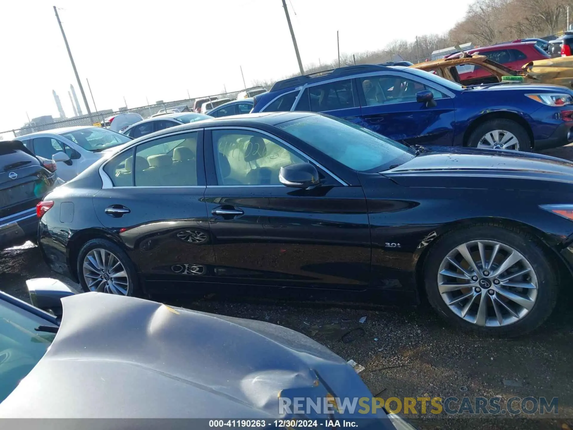 14 Photograph of a damaged car JN1EV7AR4LM253593 INFINITI Q50 2020