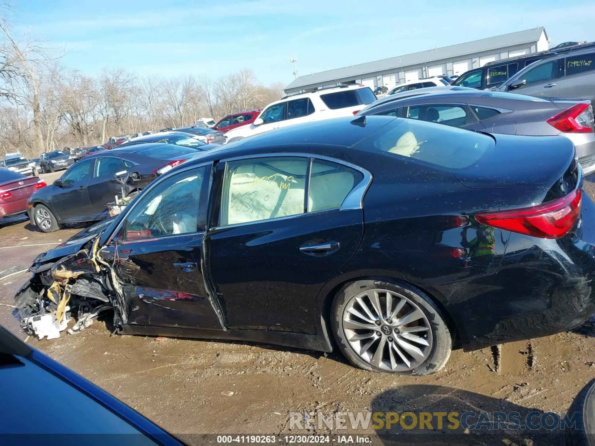 15 Photograph of a damaged car JN1EV7AR4LM253593 INFINITI Q50 2020