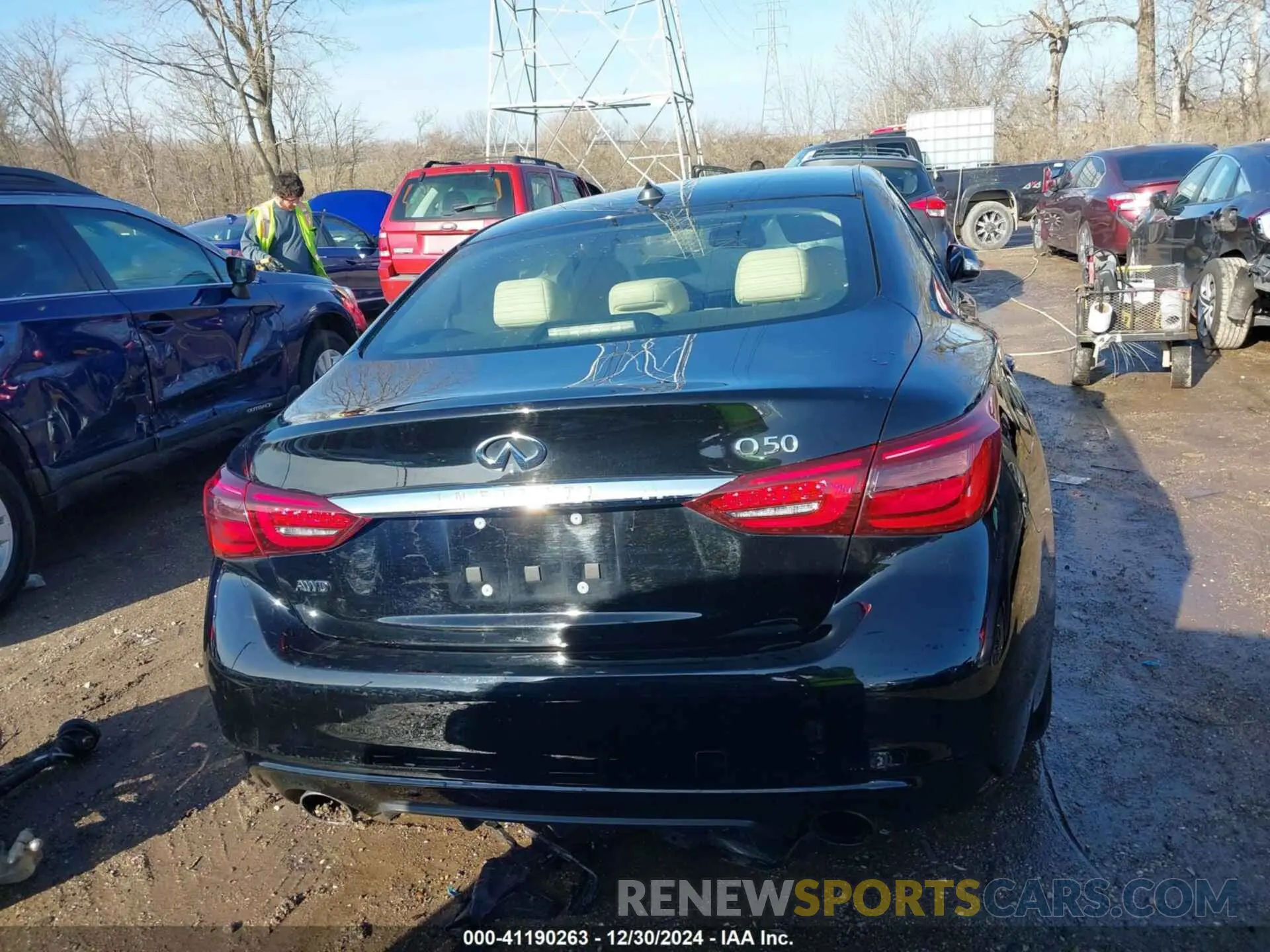 17 Photograph of a damaged car JN1EV7AR4LM253593 INFINITI Q50 2020