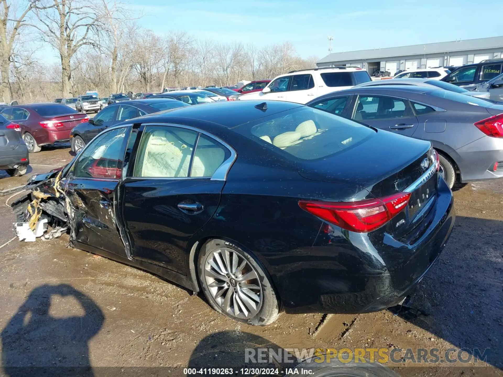 3 Photograph of a damaged car JN1EV7AR4LM253593 INFINITI Q50 2020