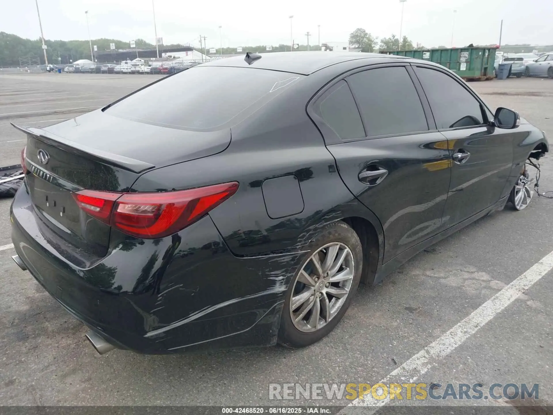 4 Photograph of a damaged car JN1EV7AR4LM255764 INFINITI Q50 2020