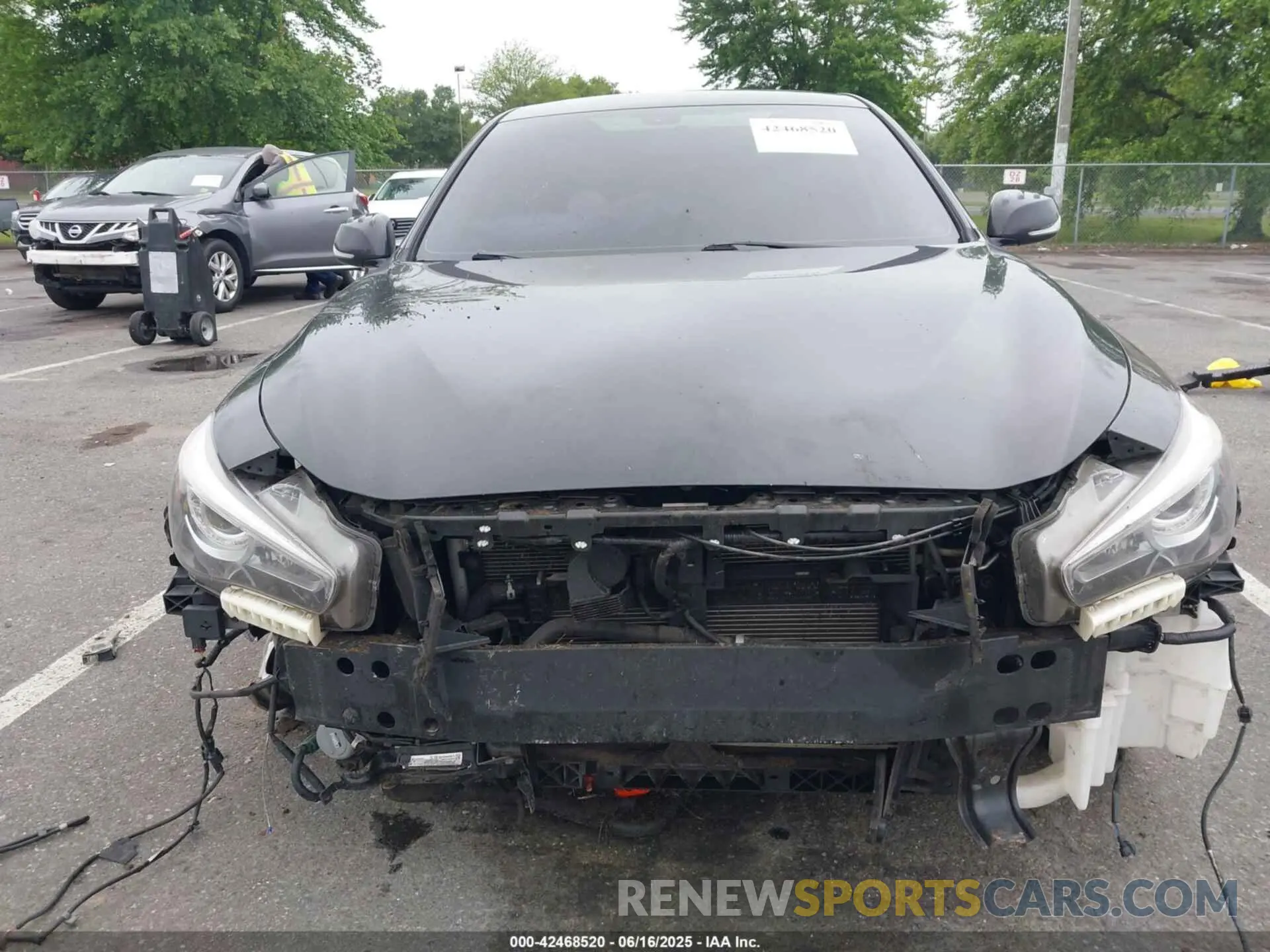 6 Photograph of a damaged car JN1EV7AR4LM255764 INFINITI Q50 2020