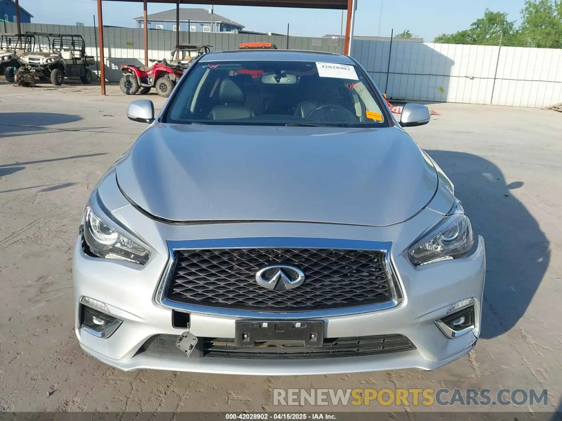 12 Photograph of a damaged car JN1EV7AR4LM255845 INFINITI Q50 2020
